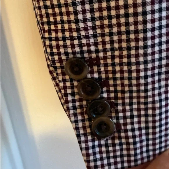 NWT J. Crew Women’s Rhodes Blazer in MicroGingham Check Cotton Jacket Sz 10 - Picture 3 of 8